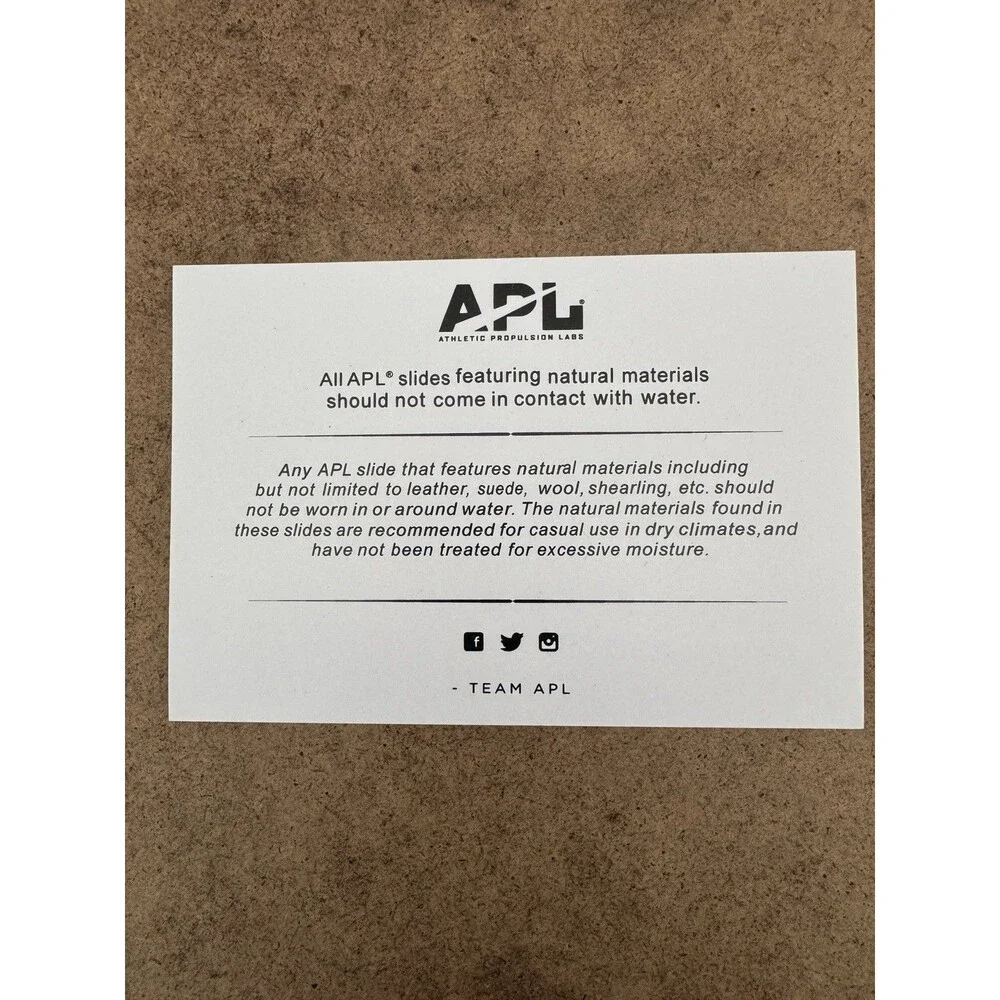 APL‎ Women’s Shearling Furry Slide Sandals in Parchment/Black/Leopard Size 10
